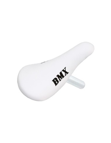 Saddle W/Post Bmx White.